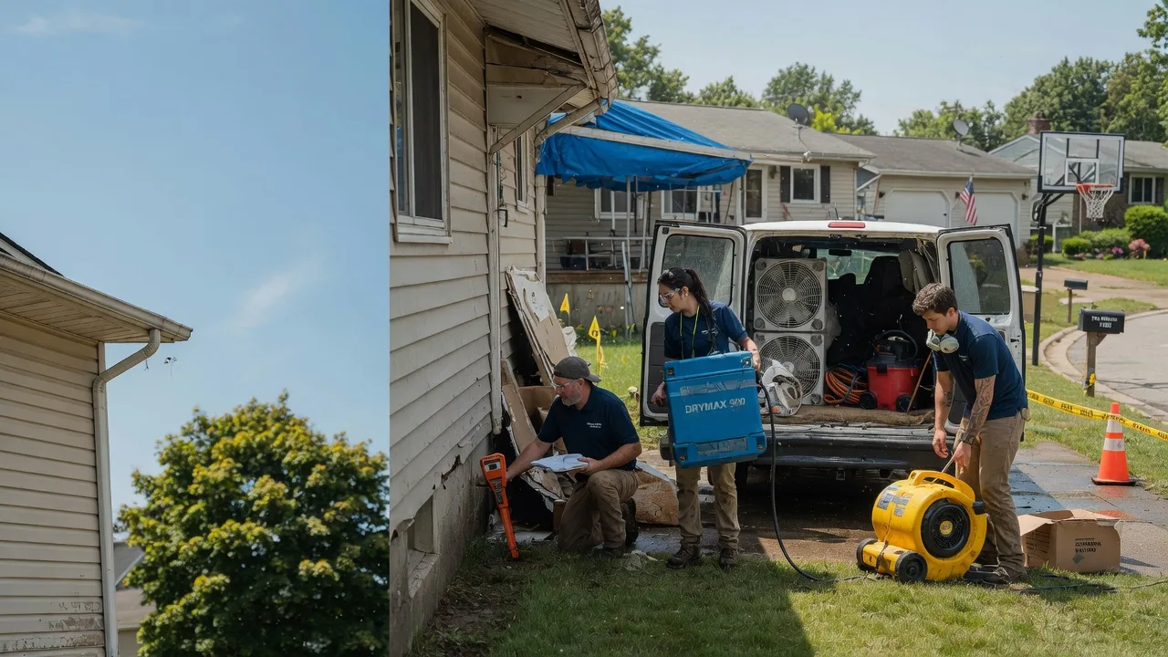 Ceiling Leak Cleanup in Marathon, WI near me
